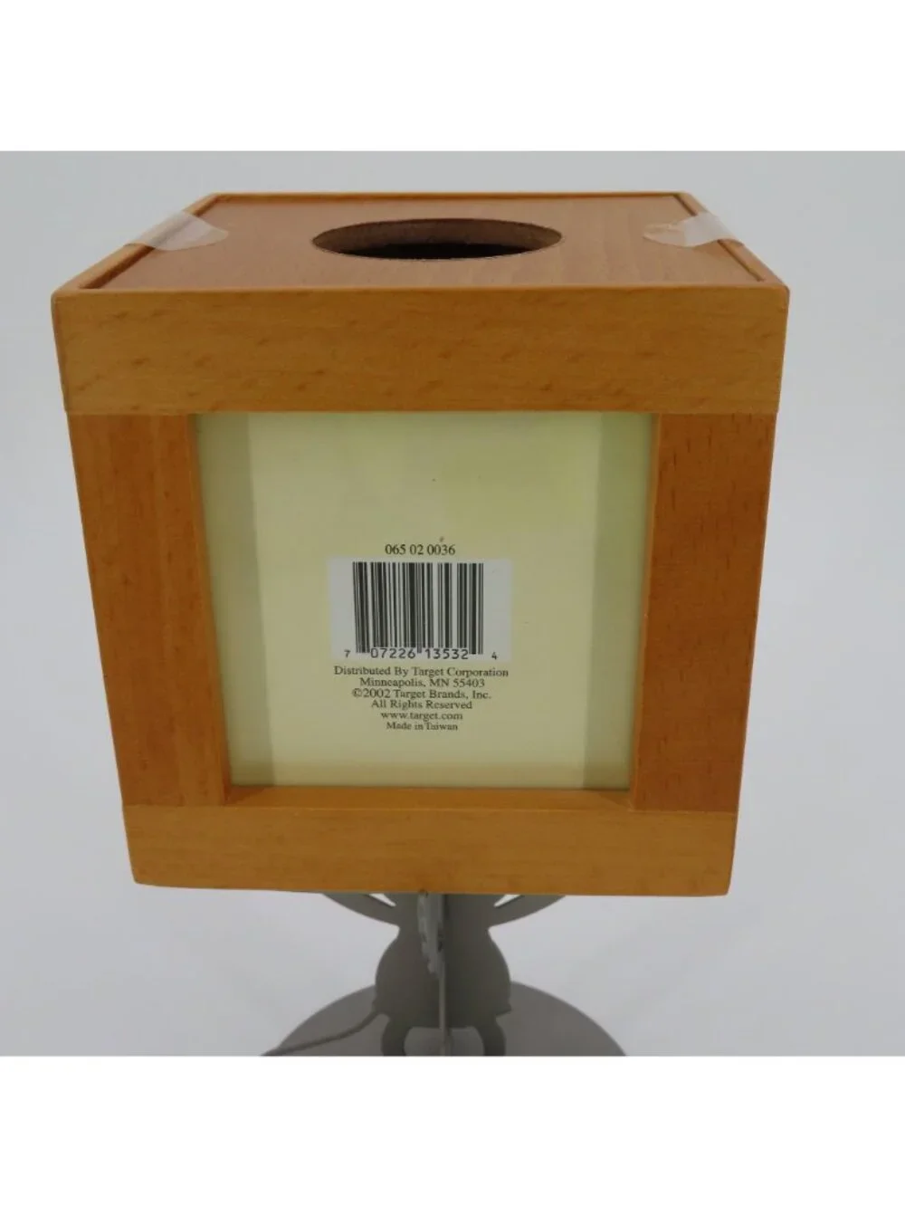 Michael Graves x Disney Mickey Mouse Wood Metal Pedestal Photo Frame Cube 2006